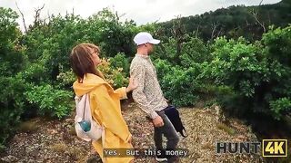 HUNT4K. That babe sucked a rod and kissed her BF after