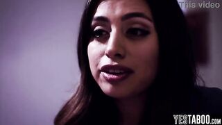 Large titties Latin babe stepsister invites teen for hardcore gangbang with their step parents