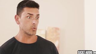 Hawt hottie Julia James drank large cock and enjoyed hardcore cunt screwing