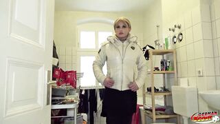 GERMAN SCOUT - No Cock-sock Anal Sex for Czech Older Laura Crystal at Pick Up Casting