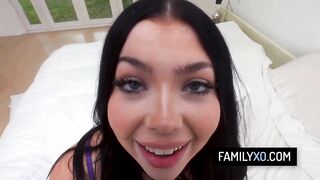 Concupiscent stepdad screws his stepdaughter instead of her boyfriend