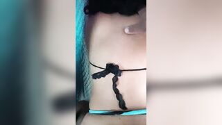 Mexican woman gets doggystyle.