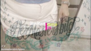 Trashy mother I'd like to fuck screwed by her Dom's thumb untill this babe coats him with squirt juice