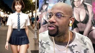 Glamorous Angel Exciting Transgender Hotty Schlong As They Kiss, Cute Petite Dong Transgender Gamer Beauty Gets Jerked Off And Cums Actually Hard, Trans Oriental Angel With Her Penis Out, AI Generated