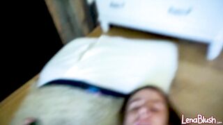 OMG! MASSIVE CUCUMBER destroys Teen Cunt!