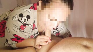 Mi Esposa Gordita me atrapa masturbandome, termina follanda y corrida en Boca