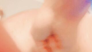 Chunky Juicy Babygirl Cunt oozes getting fingered from the back