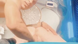 Chunky Juicy Babygirl Cunt oozes getting fingered from the back