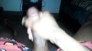 Stroked my penis for the lady's (Cum Discharged)