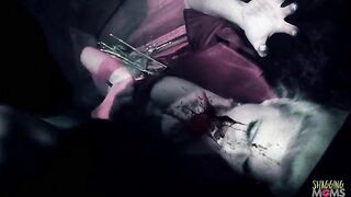 During the time that the demonic blond lays in her coffin the brunette hair mother i'd like to fuck inches closer solely for her. As this babe does 2 chaps come in with their palpitating rods out and willing to have coarse group sex.