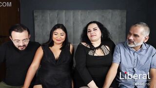 Aged pair has sex with youthful pair