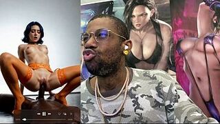 Sloppy Deepthroat Action By A Concupiscent Large Breast mother I'd like to fuck, Constricted Shaved Black Vagina Missionary Screwing, Small Shaved Vagina Cowgirl Banging, Tifa Teasing Her Thicc Plump Boobs, AI Generated