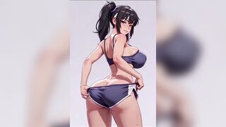Manga Hottie's and Ai Women Getting Wedgied