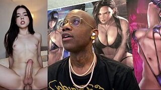 Transgender Christmas Schlong Sucking, Pretty Constricted Teen With A Hard Trans Ramrod & Riding A Thicc Weenie, Hard Black Hottie Cumming All Over Herself, Yummy White Cum Flowing Weenie, AI Generated