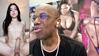 Transgender Christmas Schlong Sucking, Pretty Constricted Teen With A Hard Trans Ramrod & Riding A Thicc Weenie, Hard Black Hottie Cumming All Over Herself, Yummy White Cum Flowing Weenie, AI Generated