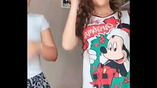 Her twat looks truly large when this babe dances