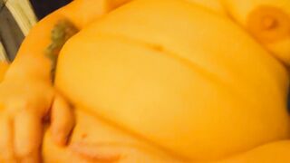 big beautiful woman Takes SCREW MACHINE Thrusting into Bulky Cunt