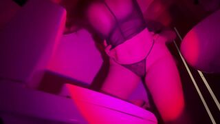 I Bang BigTits stepsister after graduation from school in the latrine and cum on her Large Bazookas