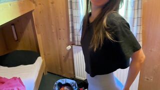 Lustful Teen gets caught Mastrubating and gets Double Jizz flow