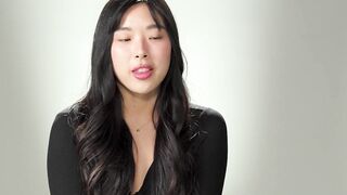 UP CLOSE - How Hotties Climax With Excited Brunette hair Elle Lee! SOLO FEMALE MASTURBATION! FULL SCENE