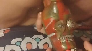 Cunt puffing bong dick smoke push hollow sex-toy filled gap