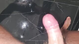 SOLO - HANDSOFF - WEENIE - GROANS - SPUNK FOUNTAIN - LARGE KNOB - HAWT MALE - BARE HUNK - HARD WANG - SLUTTY TOWEL DUDE JERKS OFF HIMSELF, BALLS AND SHLONG HURT UNTIL THIS CHAB CUMS ON THE FLOOR IN POV