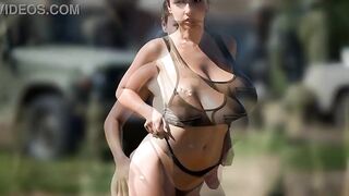 Israeli Large Melons IDF soldier - AI generated