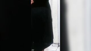 My wife freshly showered and willing to go out in search of wang