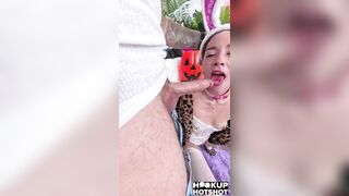 Slim Tess Thompson Is Addicted To Bryan Gozzling's Coarse Screwing!