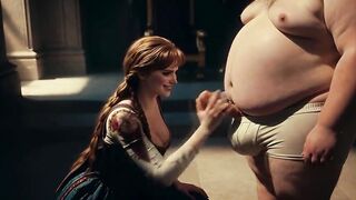Fiery Braided Redhead Princess Broken – Sinless Winter Royal Turns Into Cum-Guzzling Cowgirl Bitch