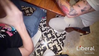 HOTWIFE GETS THE URGE TO SUCK JOCK AT A SWINGER PARTY