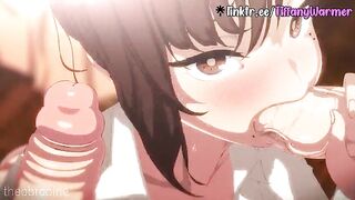 the thrilling deepthroat of kobeni / animation