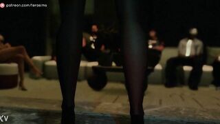 The Sims 4: Sultry Balcony Hookup & a Playful Forbidden Game