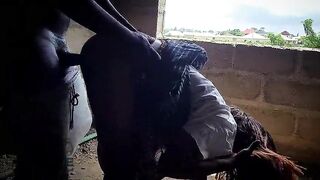 Large Melons School Teenage Angel Get Roughly Screwed Hard By The Street Thug In Abandoned Building.