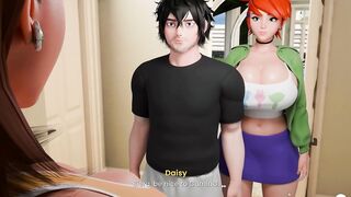Mansion Days [ TABOO Anime Game ] Ep.1 Going back to my SEXY STEP FAMILY after getting fired !