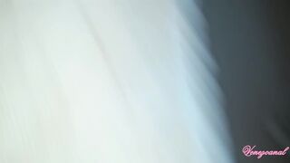 That babe widen her large booty and gets anal bang on her taut butt