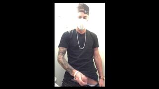 I can't stand how lustful I'm and I go to the airplane washroom to masturbate.