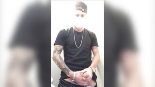 I can't stand how lustful I'm and I go to the airplane washroom to masturbate.