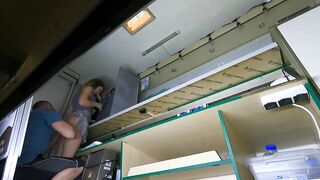 Hawt beauty got her twat licked whilst making a cigarette for her boss