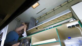 Hawt beauty got her twat licked whilst making a cigarette for her boss