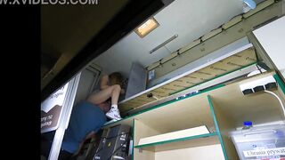 Hawt beauty got her twat licked whilst making a cigarette for her boss