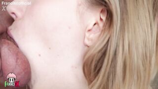 Blameless Polly Yangs with braces implores for cum in her awaiting throat