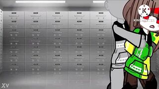 Chara and Y/N bang another time eighteen Undertale manga series