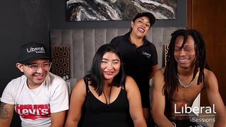 Large-assed hotwife banged by a ebony chap with a biggest ramrod