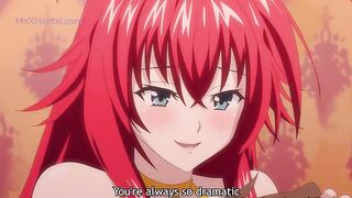 Comics Manga - Neverseen Striptease with Unfathomable Oral-job and Unexpected Cum Gulp (Rias x Issei)