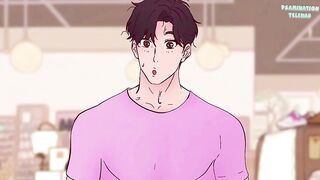 KPop Demon Hunters idol Jinu wanted to buy a homemade snatch made of gloves and sponges, but Rumi screwed him. manga.