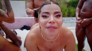 Sara Retali and Yasmina Khan Share 10 Giant Ramrods in Double Penetration for the 1st Time