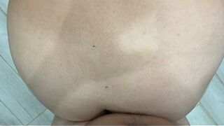 Creampie. Banging a sexy in nature's garb stepmom.