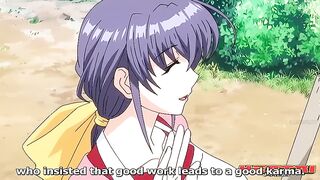 Manga teen screws concupiscent redhead and landlord