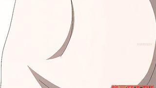 Manga teen screws concupiscent redhead and landlord